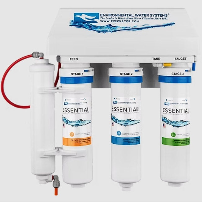 Environmental Water Systems RO4 EWS Essential Series Reverse Osmosis Under