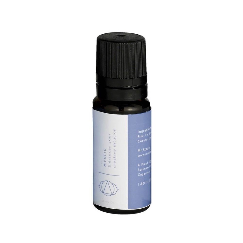 Mr. Steam 104011 Mystic Indigo Chakra Aroma Oil in 10 mL Bottle