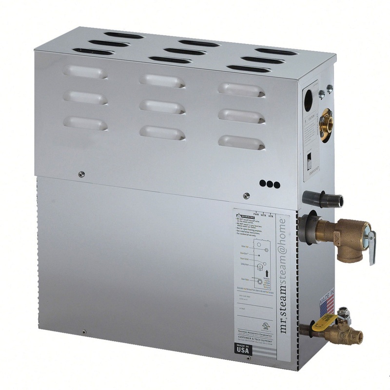 Mr. Steam SAH6000RB1 Steam@Home 6 kW (6000 W) Steam Shower Generator of 208 Volt & 1-Phase