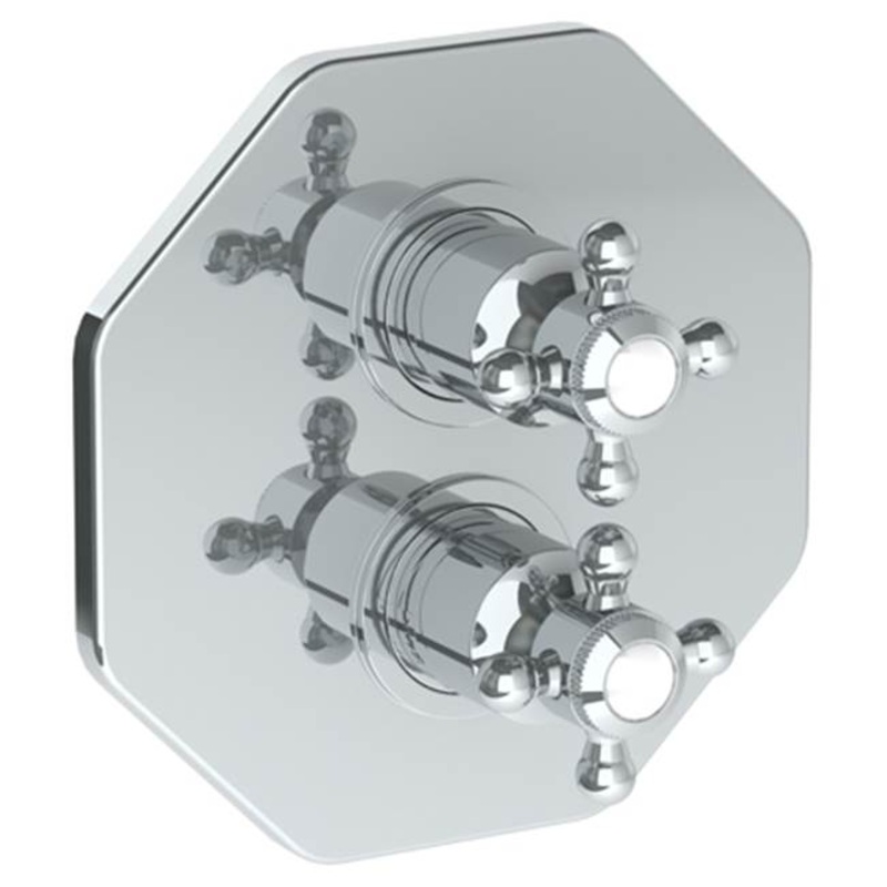 Watermark 314-T20-XX Beverly Wall Mounted Thermostatic Shower Trim With Built-In Control 7-1/2