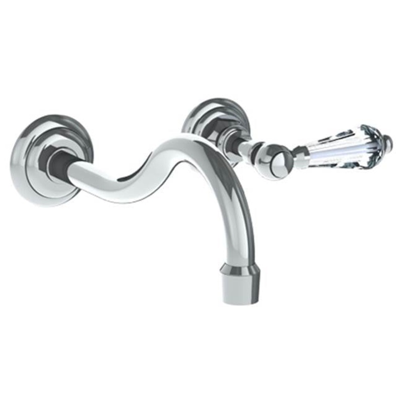 Watermark 321-1.2M-SWA Stratford Wall Mounted 2 Hole Lavatory Set With 8 3/8 CTC  Spout
