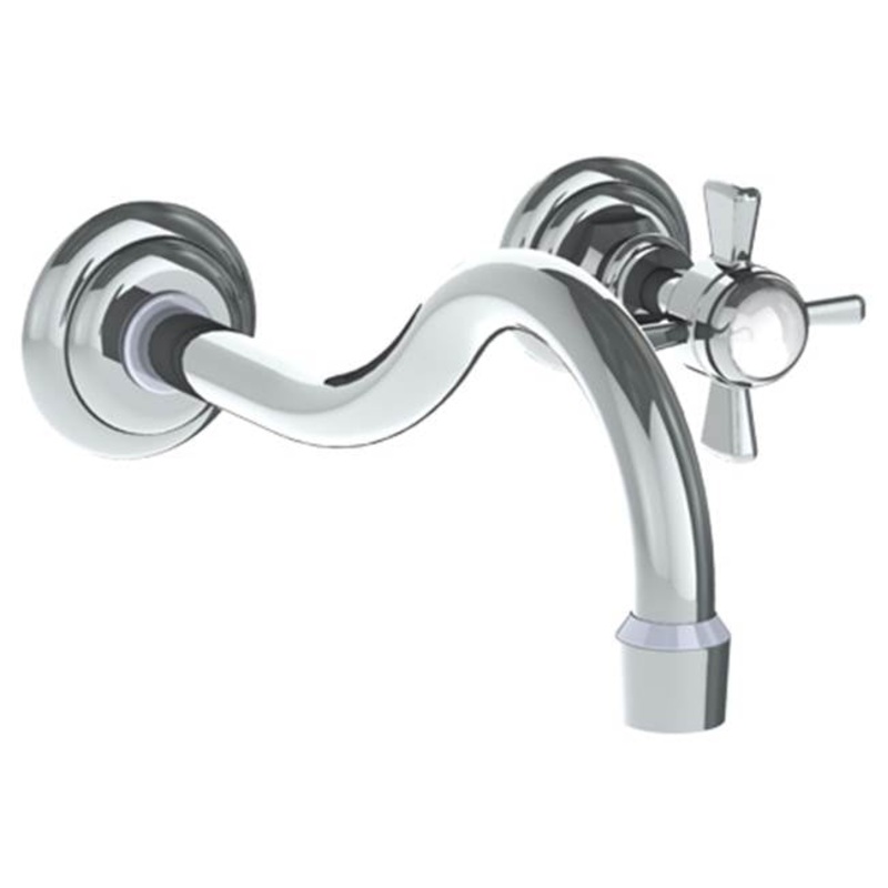 Watermark 321-1.2S-S1 Stratford Wall Mounted 2 Hole Lavatory Set With 6 1/2 CTC  Spout