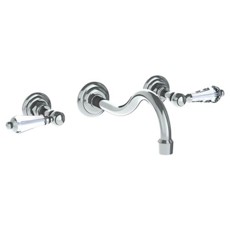 Watermark 321-2.2M-SWA Stratford Wall Mounted 3 Hole Lavatory Set With 8 3/8 CTC  Spout