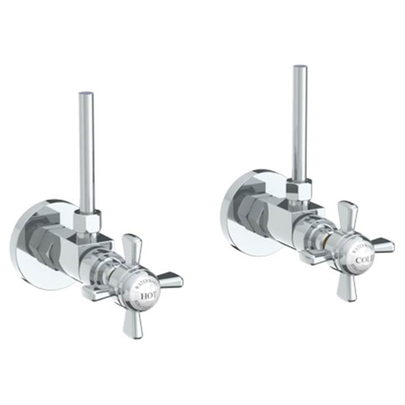 Watermark 321-MAS1-S1 Stratford Lavatory Angle Stop Kit -1/2 Compression X 3/8 Od Compression