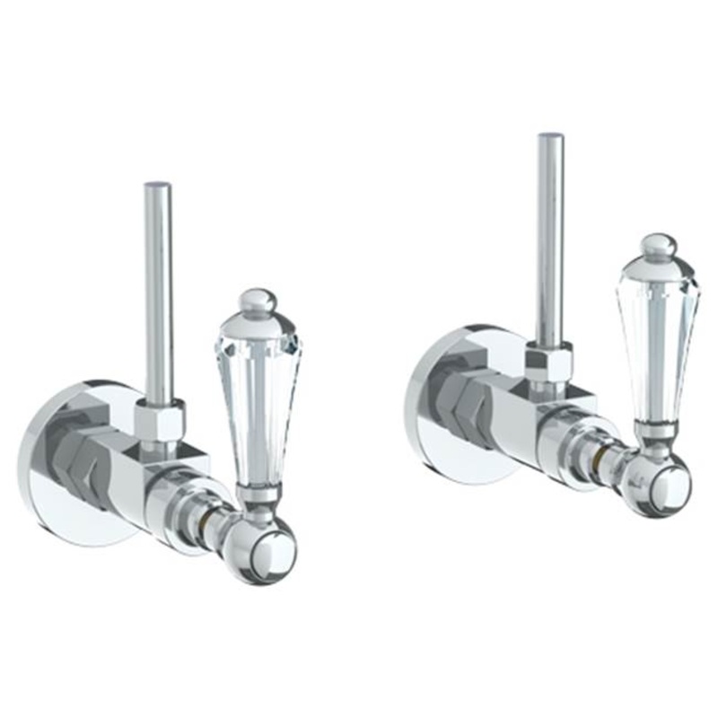 Watermark 321-MAS1-SWA Stratford Lavatory Angle Stop Kit -1/2 Compression X 3/8 Od Compression