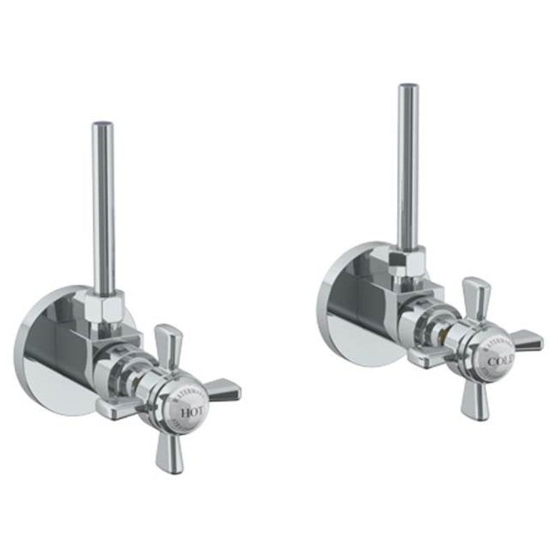 Watermark 321-MAS2-S1 Stratford Lavatory Angle Stop Kit -1/2 IPS X 3/8 Od Compression