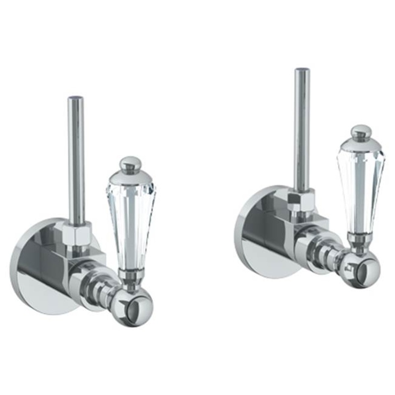 Watermark 321-MAS2-SWA Stratford Lavatory Angle Stop Kit -1/2 IPS X 3/8 Od Compression