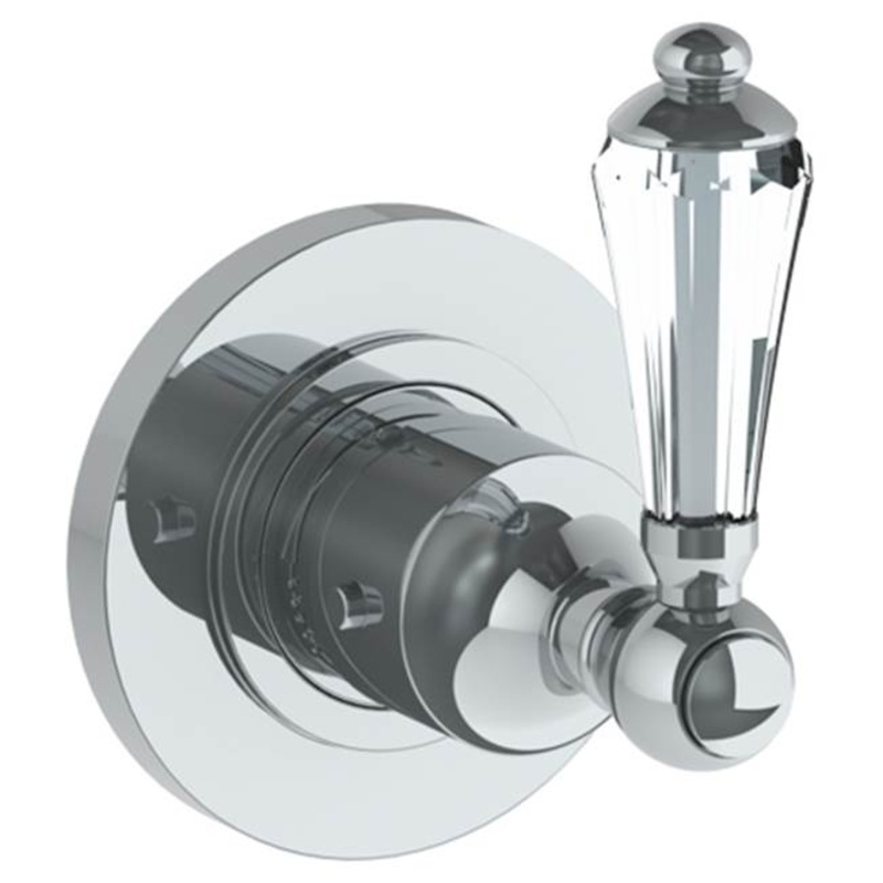 Watermark 321-T15-SWA Stratford Wall Mounted Mini Thermostatic Shower Trim 3-1/2 Diameter