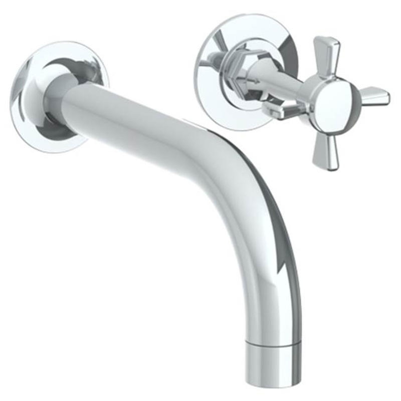 Watermark 34-1.2-B9M Haley Wall Mounted 2 Hole Lavatory Set With 7-1/2 CTC  Spout