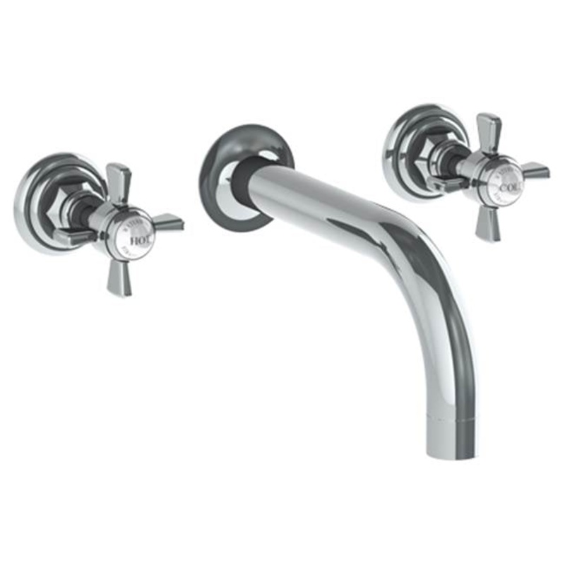 Watermark 34-2.2-S1 Haley Wall Mounted 3 Hole Lavatory Set With 7-1/2 CTC  Spout