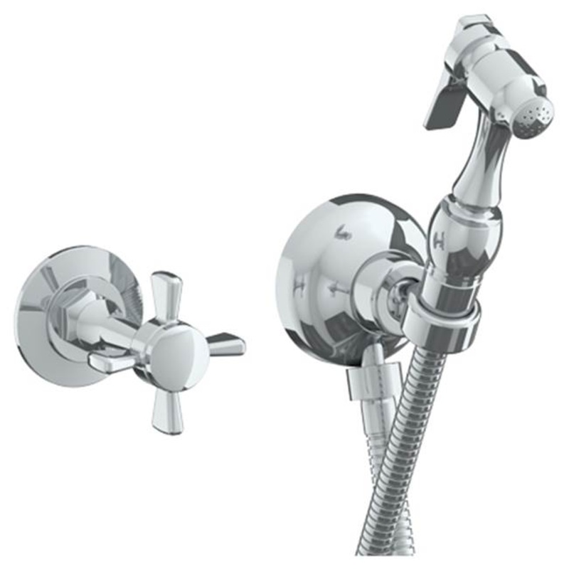 Watermark 34-4.4-B9M Haley Wall Mounted Bidet Spray Set & Progressive Mixer With 49 Hose