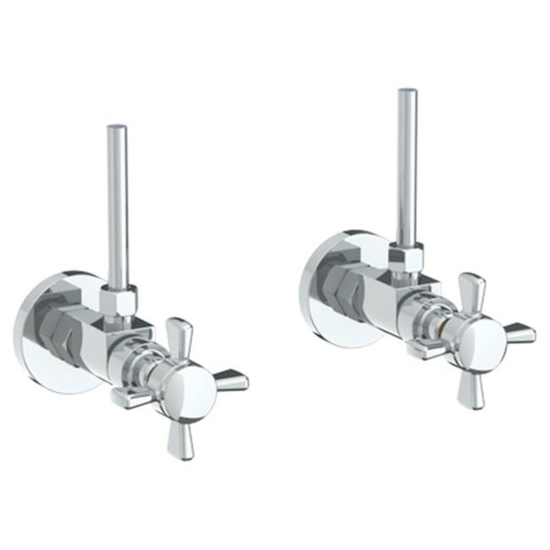 Watermark 34-MAS1-B9M Haley Lavatory Angle Stop Kit -1/2 Compression X 3/8 Od Compression
