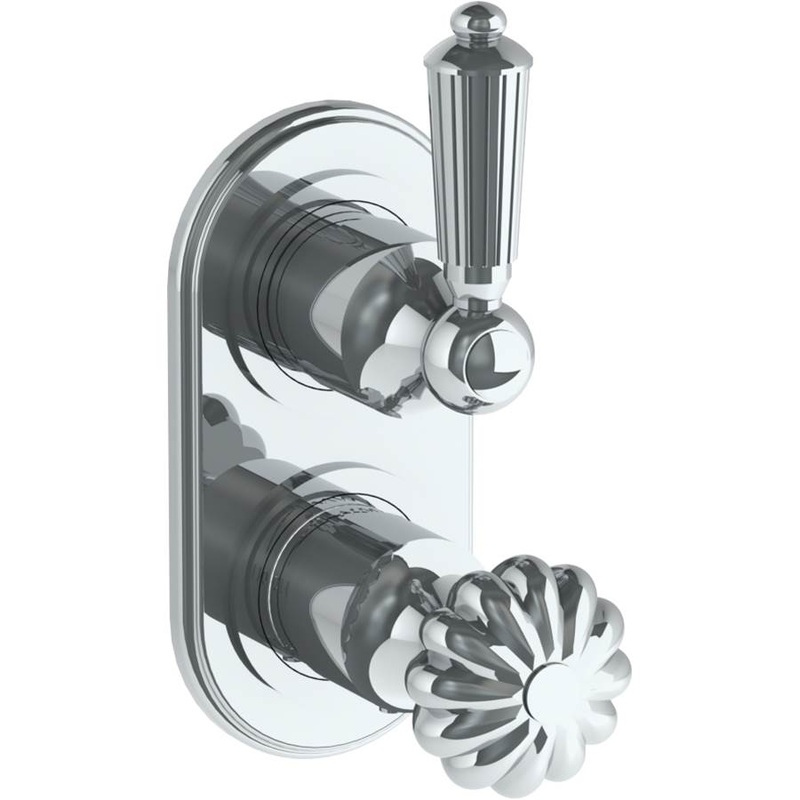Watermark 180-T25-U Venetian Wall Mounted Mini Thermostatic Shower Trim With Built-In Control 3-1/2 X 6-1/4.