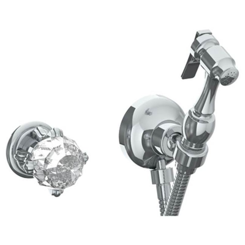 Watermark 201-4.4-R2 La Fleur Wall Mounted Bidet Spray Set & Progressive Mixer With 49 Hose