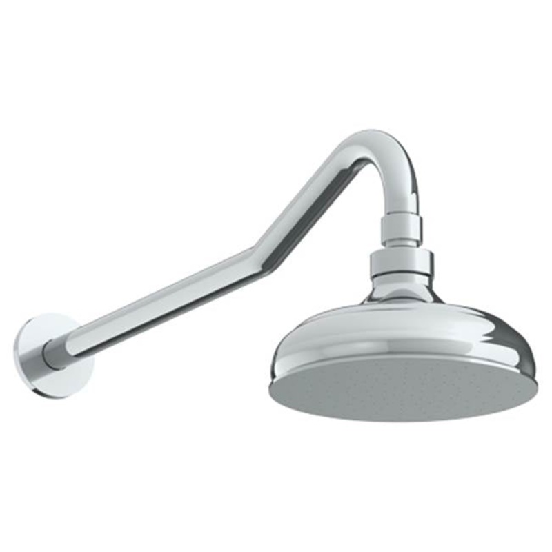 Watermark 201-HAF.1 La Fleur Wall Mounted Showerhead 6Dia With 14 Arm & Flange