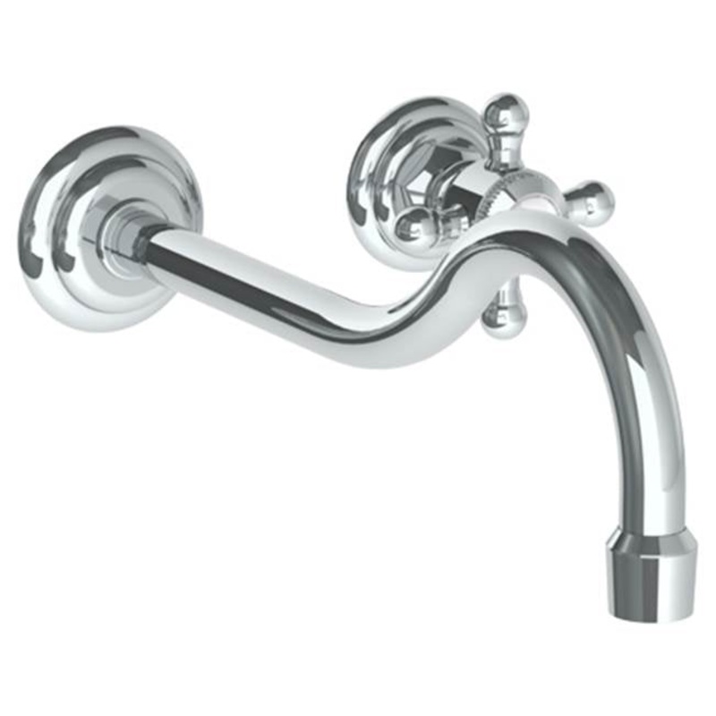 Watermark 206-1.2L-V Paris Wall Mounted 2 Hole Lavatory Set With 11 CTC  Spout