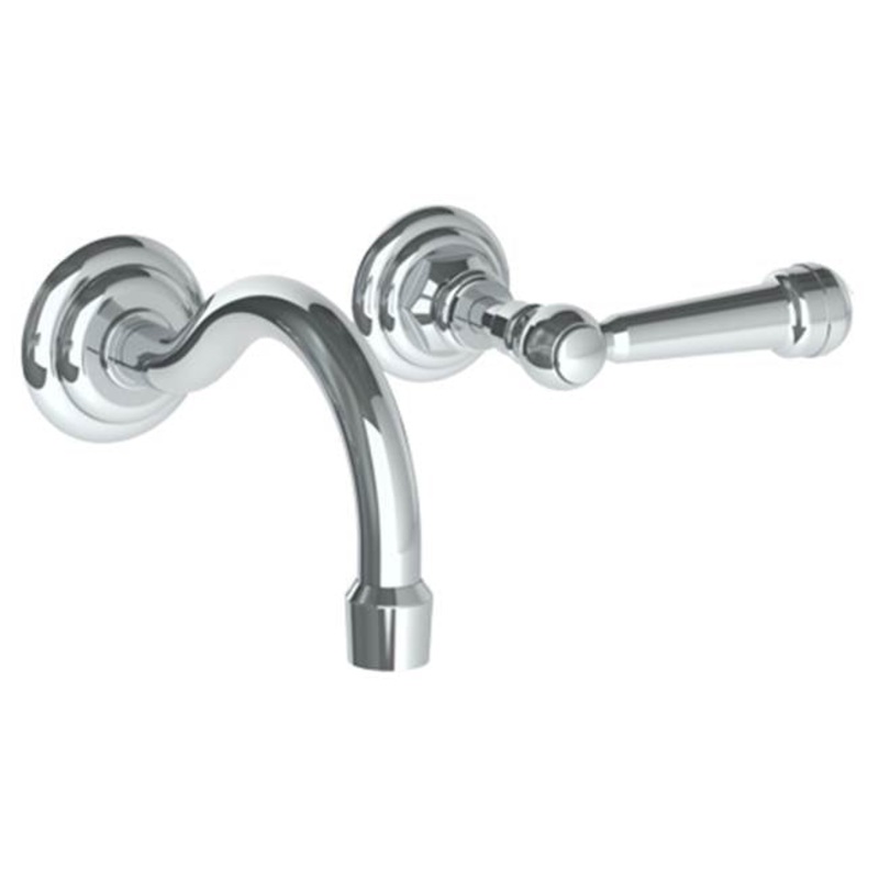 Watermark 206-1.2S-S2 Paris Wall Mounted 2 Hole Lavatory Set With 6 1/2 CTC  Spout