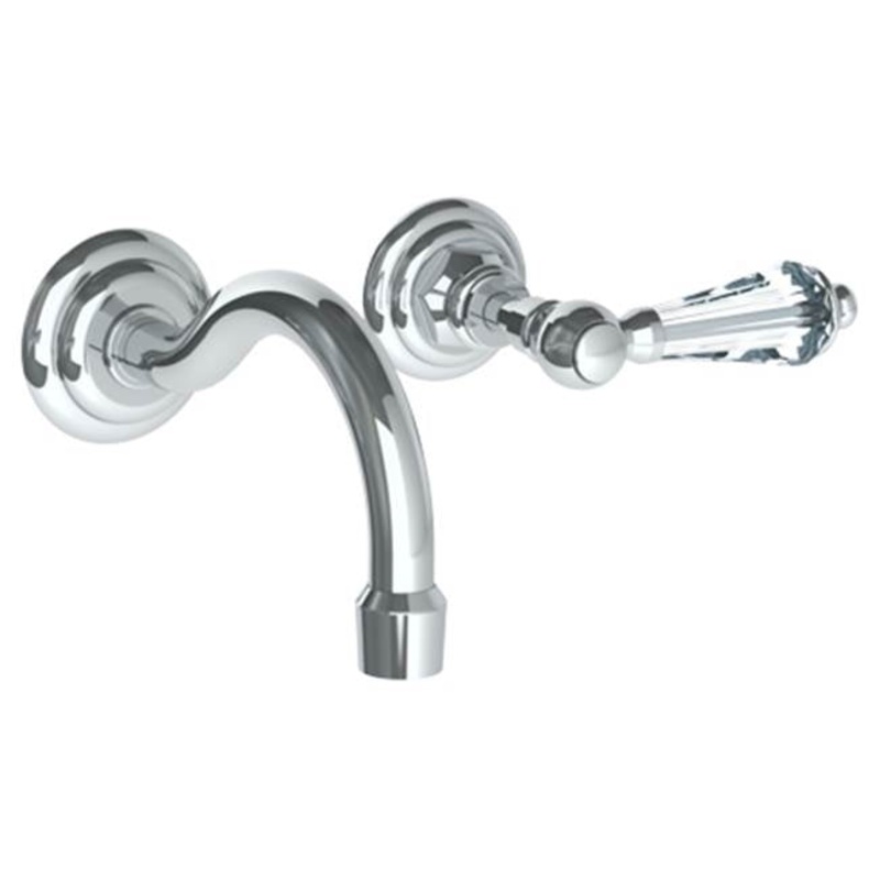 Watermark 206-1.2S-SWA Paris Wall Mounted 2 Hole Lavatory Set With 6 1/2 CTC  Spout