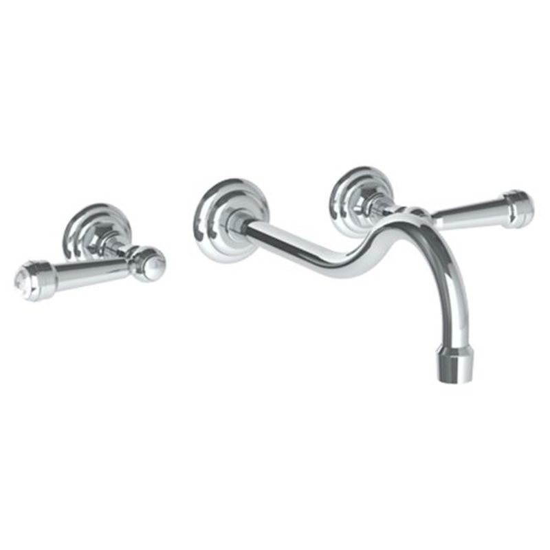 Watermark 206-2.2L-S2 Paris Wall Mounted 3 Hole Lavatory Set With 10 5/8 CTC  Spout