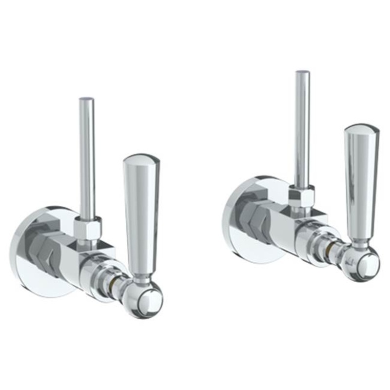 Watermark 206-MAS1-S1A Paris Lavatory Angle Stop Kit -1/2 Compression X 3/8 Od Compression