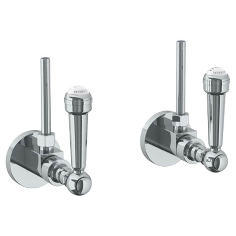 Watermark 206-MAS2-S2 Paris Lavatory Angle Stop Kit -1/2 IPS X 3/8 Od Compression