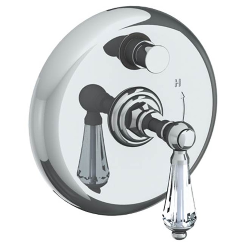 Watermark 206-P90-SWA Paris Wall Mounted Pressure Balance Shower Trim With Diverter 7 Diameter