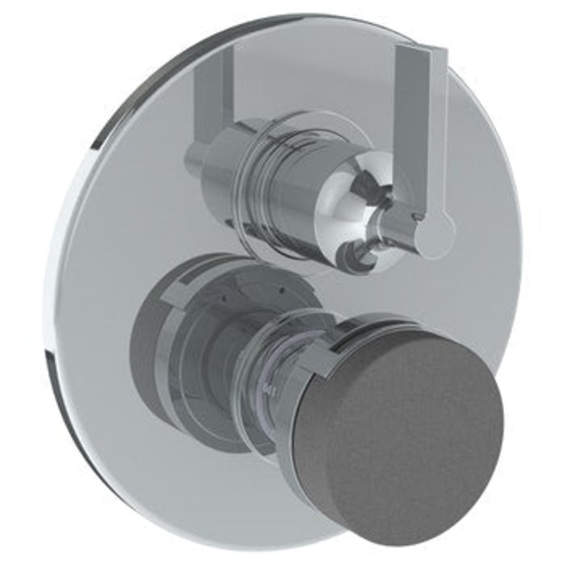 Watermark 21-T20-E1xx Elements Wall Mounted Thermostatic Shower Trim With Built-In Control 7-1/2 Diameter Must Specify E1 Or E2 Trim.