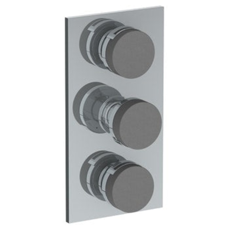 Watermark 21-T30-E1xx Elements Wall Mounted Thermostatic Shower Trim With 2 Built-In Controls 6-1/4 X 12