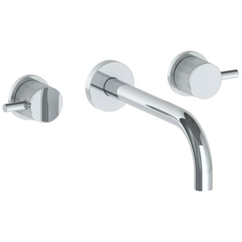 Watermark 22-2.2M-TIA Titanium Wall Mounted 3 Hole Lavatory Set With 8 3/4 Spout