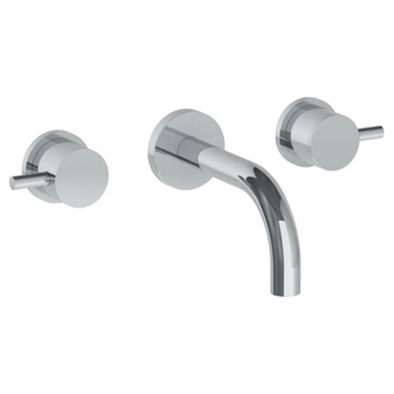 Watermark 22-2.2S-TIB Titanium Wall Mounted 3 Hole Lavatory Set With 6 Spout