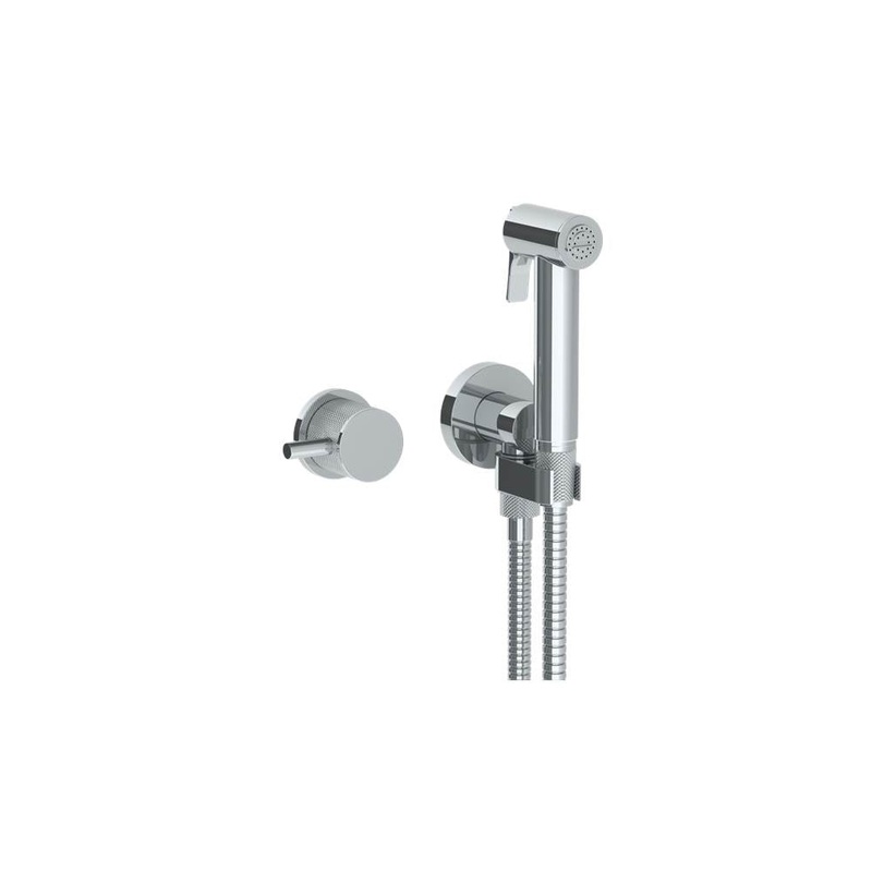 Watermark 22-4.4-TIC Titanium Wall Mounted Bidet Spray Set & Progressive Mixer With 49 Hose