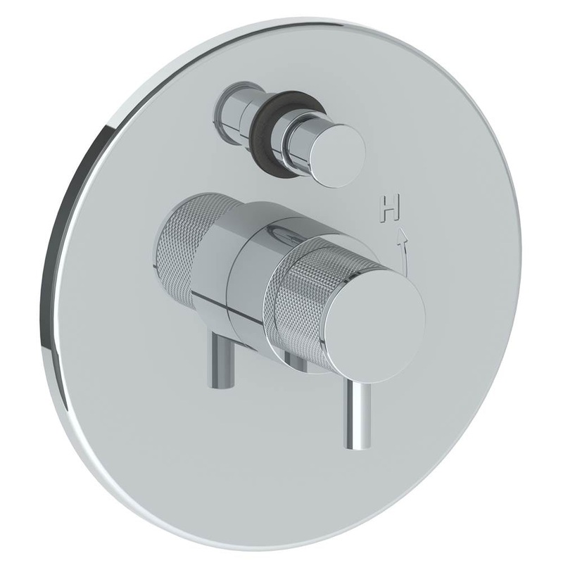 Watermark 22-P90-TIC Titanium Wall Mounted Pressure Balance Shower Trim With Diverter 7 Diameter
