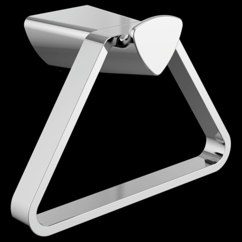 Delta 77446 Towel Ring|Chrome|Matte Black|Champagne Bronze|Polished Nickel|Stainless