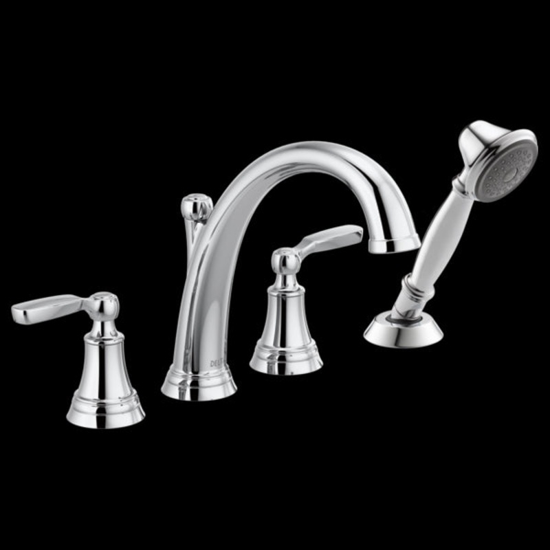 Delta T4732 Roman Tub with Hand Shower Trim