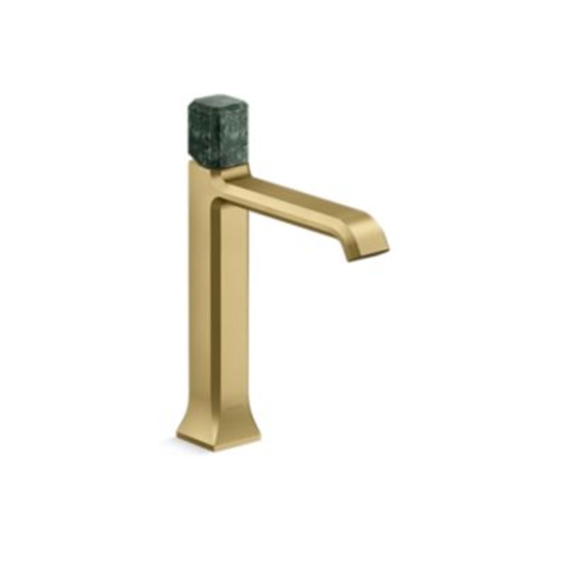 Kallista P33164-GTM Bezel single control tall spout gtm stone