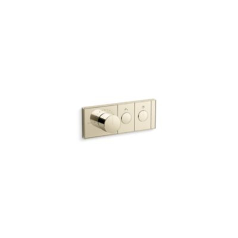 Kallista P34719-00 2-Outlet Trim Push Button Mechanical