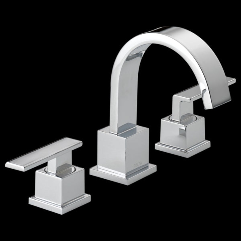 Delta 3553LF Two Handle Widespread Bathroom Faucet