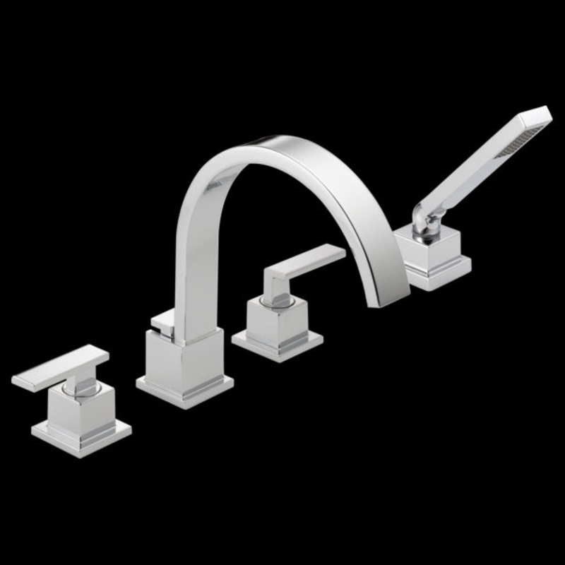 Delta T4753 Roman Tub Trim with Hand Shower