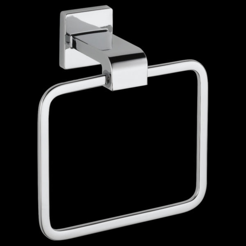 Delta 77546 Towel Ring|Chrome|Matte Black|Stainless