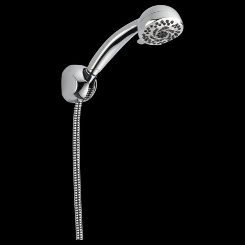 Delta 55436-PK Premium 5-Setting Fixed Wall Mount Hand Shower