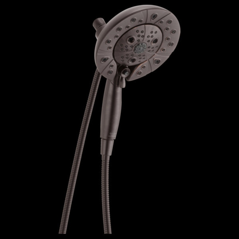 Delta 58480-25-PK H2O Kinetic In2Ition 5-Setting Two-In-One Shower