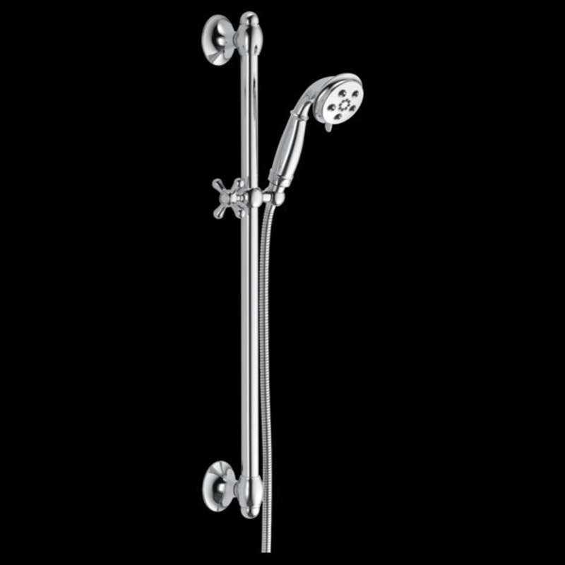 Delta 51308 H2O kinetic 3-Setting Slide Bar Hand Shower