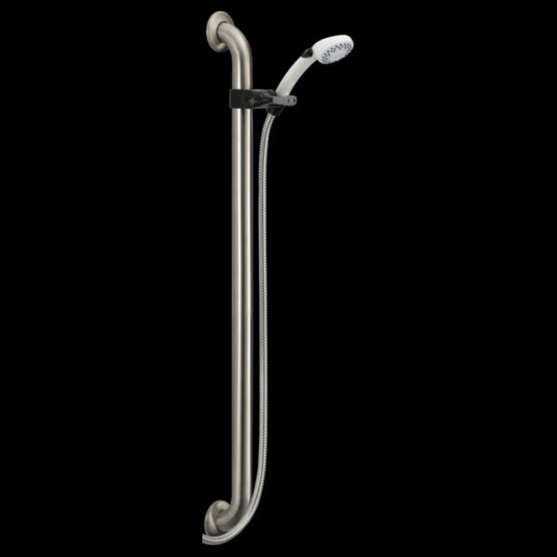 Delta 52003-DS Adjustable Slide Bar / Grab Bar 2-Setting Hand Shower