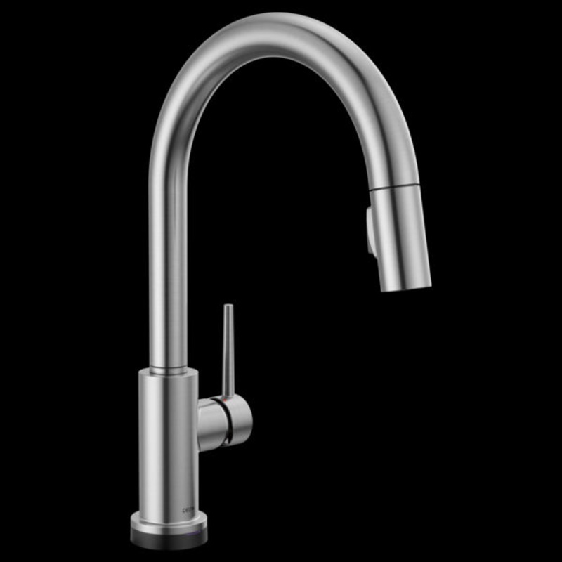 Delta 9159TL-DST Touch2O Technology Kitchen Faucet with Touchless Technology