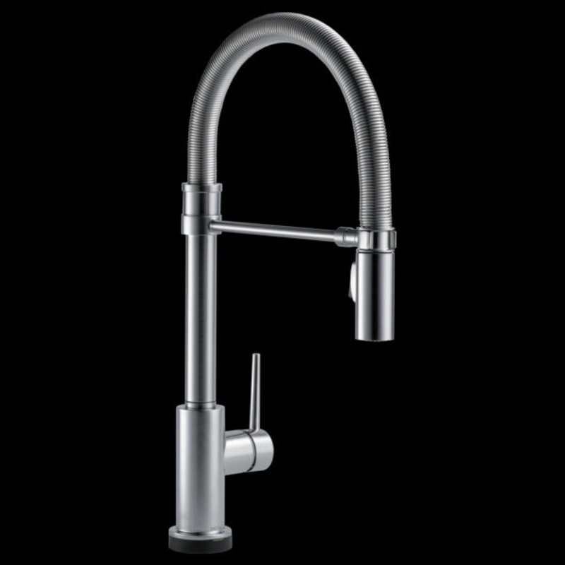 Delta 9659TL-DST Touch2O Technology Kitchen Faucet with Touchless Technology