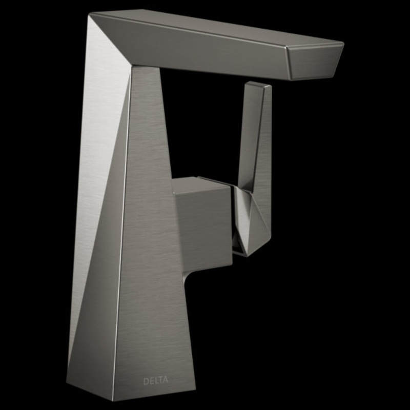 Delta 643-PR-DST Single Handle Mid-Height Bathroom Faucet