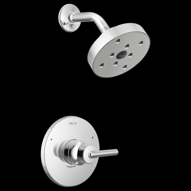 Delta T14259 H2O Shower Trim|Chrome|Polished Nickel|Venetian Bronze|Stainless|Matte Black|Champagne Bronze