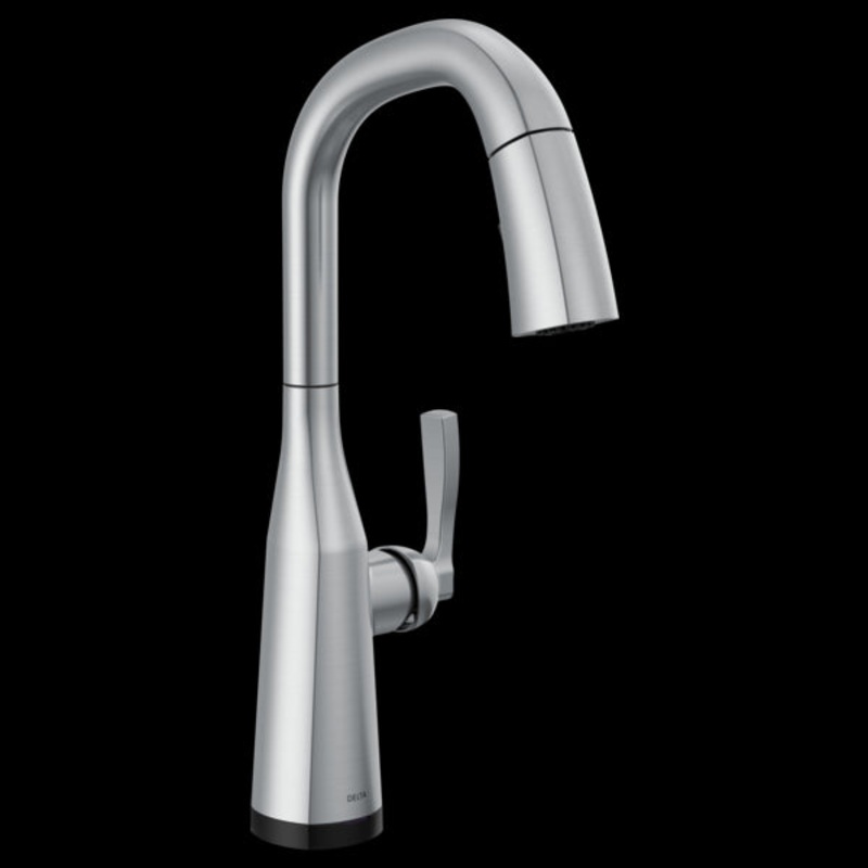 Delta 9976T-PR-DST Single Handle Pull-Down Bar/Prep Faucet with Touch2O Technology