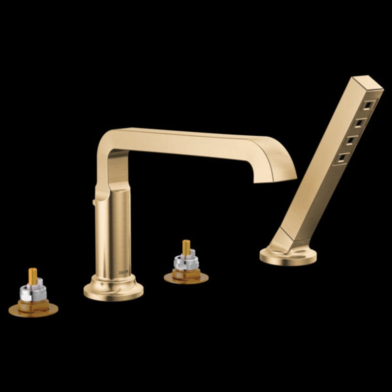 Delta T4789-PR-LHP Roman Tub Trim with Hand Shower
