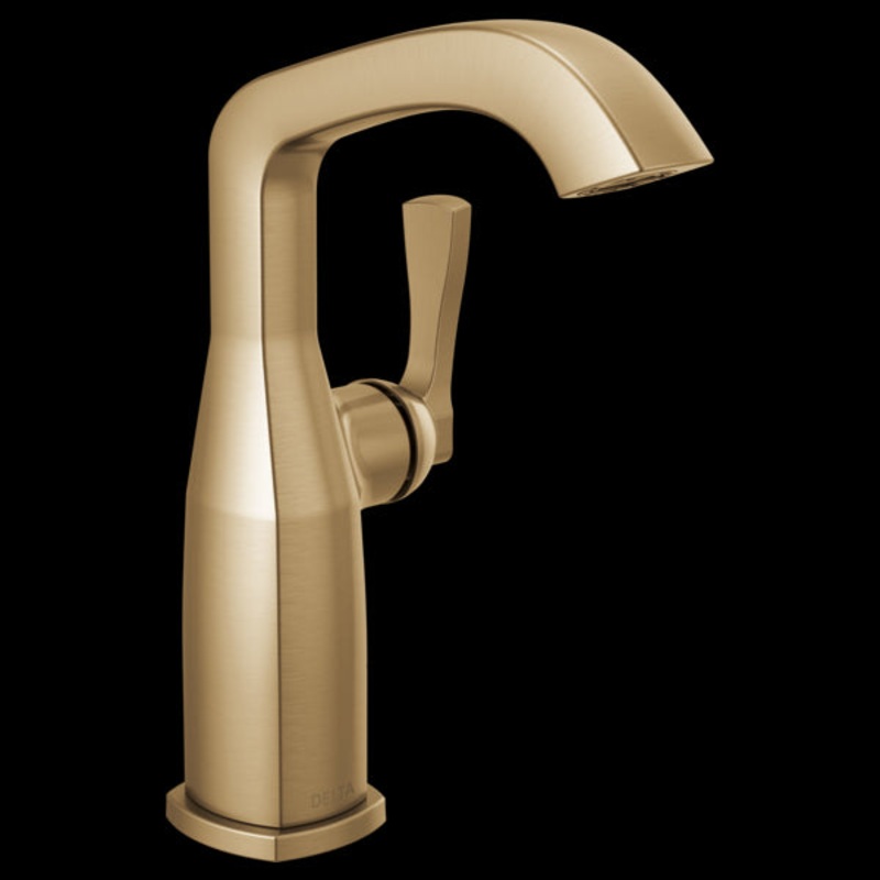 Delta 676-PR-DST Single Handle Mid-Height Bathroom Faucet